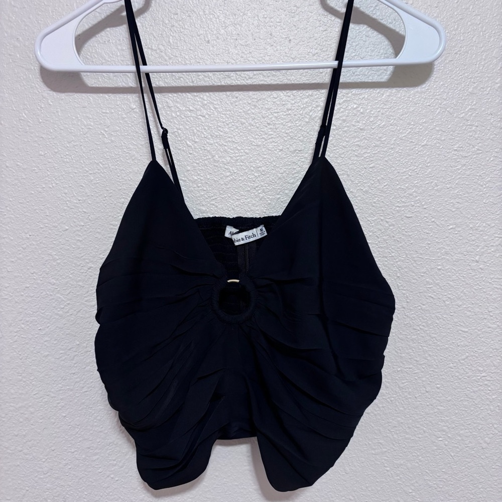 Abercrombie Ruched Ring-Front Camisole Top